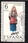 Stamps Spain -  TRAJES REGIONALES-NAVARRA (46)