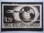 Sellos de America - M�xico -  Avión-Globo Terráqueo - Entrega Inmediata - Entrega Especial