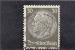 Stamps Germany -  Presidente VON HINDENBURG