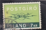 Stamps : Europe : Iceland :  CORNETA DE CORREOS