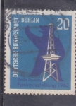 Stamps : Europe : Germany :  Oso de Berlín, torre de radio