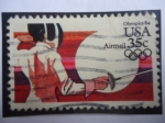 Stamps United States -  Esgriama-Olympics 84-Juegos Olímpicos 84 - Juegos Olímpicos de Verano 84