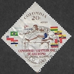 Stamps : America : Colombia :  Campeonato suramericano de atletismo