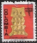Stamps Colombia -  Búho, cultura calima