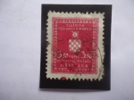 Stamps Croatia -  Escudo de Armas - Sello Oficial - 3,50 Kuna Croata