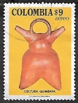 Stamps : America : Colombia :  Cultura quimbaya: jarra