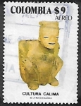 Stamps : America : Colombia :  Cultura Calima: contenedor antropomorfo