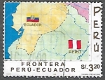 Stamps : America : Peru :  Frontera Perú-Ecuador