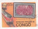 Stamps Republic of the Congo -  SIR ROWLAND HILL