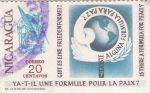 Stamps : Europe : Nicaragua :  ALGUNA FORMULA PARA LA PAZ EXISTE?