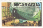 Stamps Nicaragua -  75 ANIVERSARIO ZEPPELIN