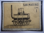 Sellos de Europa - San Marino -  Murray - Blenkinsop 1812 - Locomotora - 
