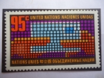 Stamps United States -  ONU-United Nations - Naciones Unidas - Carta Cambiando de Manos - Entrega Personal-Entrega Inmediata
