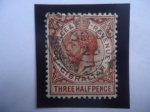 Stamps : Europe : Gibraltar :  King George V - Serie:(1921-1927)