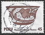 Stamps : America : Peru :  Huaco, cultura Nazca