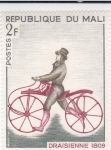 Stamps : Africa : Mali :  BICICLETAS 1809