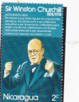 Stamps Nicaragua -  SIR WINSTON CHURCHILL