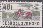 Stamps Czechoslovakia -  MOTO JAWA 250