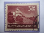 Stamps Croatia -  Nezavisna Drzava Hrvatska(Estado Independiente de Croacia)-Castillo Trakoscan