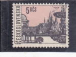 Stamps Czechoslovakia -  PANORÁMICA DE PRAGA