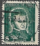 Stamps : America : Chile :  Bernardo O’Higgins