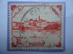 Stamps : Asia : Pakistan :  Paper Mill - Molino de Papel - Khanpur (Paquistán Oriental)-Serie:1er. Aniv.del Día de la República.