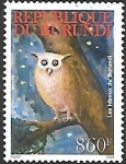Stamps : Africa : Burundi :  aves