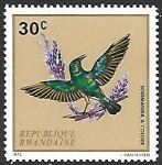Stamps Rwanda -  aves