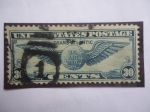 Stamps United States -  Trans-Atlantic - Globo Terrestre Alado- Inauguración del servicio Transatlántico, como servicio del 