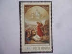 Stamps Romania -  Despertar de Rumania - Oleo de Gheorghe Tattarescu (1818/94) - Serie: Pinturas de la Galería Naciona