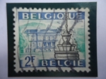 Stamps Belgium -  Ciudad de SPA (Lieja-Bélgica) - Kursaat - Fuente - Turismo.