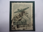 Stamps Argentina -  Avión sobre los Andes.