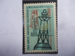 Stamps Uruguay -  150 Años Armada Nacional--Impuesto Nacional 1968 - Impuestos a Encomiendas - Ayuda a la Navegación.