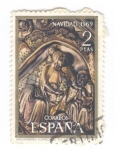 Stamps Spain -  Edifil 1945. Navidad '69. Retablo de la catedral de Gerona