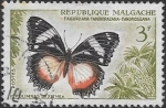 Stamps : Africa : Madagascar :  mariposas