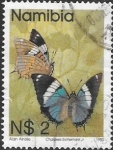 Sellos de Africa - Namibia -  mariposas
