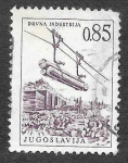 Stamps : Europe : Yugoslavia :  839 - Industria Maderera