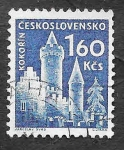 Sellos del Mundo : Europa : Checoslovaquia : 977 - Castillo de Kokorin