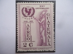 Stamps Cambodia -  U.n.i.c.e.f. - UNICEF- 25°Aniversario, 1946-1971- Emblema-Gobernador Maya- Serie:UNICEF