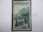 Sellos de Europa - Italia -  Ciudad de Cortina d´Ampezzo (Belluno)- Serie: Turismo 1953-56.