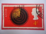 Stamps United Kingdom -  Radar - Pantalla de Radar - Serie: Descubrimientos.