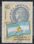 Stamps Argentina -  Libertad y Democracia 