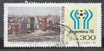 Stamps Argentina -  Buenos Aires vista desde el río 