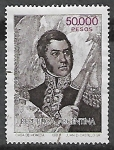 Stamps Argentina -    Gral. José de San Martín (1778-1850)