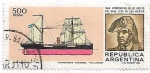 Stamps : America : Argentina :  Centenario de la Repatriación de los restos del Gral. José de San Martín