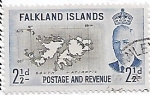 Stamps United Kingdom -  Islas Malvinas o Falkland
