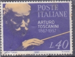 Stamps Italy -  ARTURO TOSCANINI- director de orquesta
