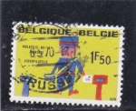 Stamps : Europe : Belgium :  ILUSTRACIÓN CARTERO