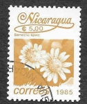 Stamps : America : Nicaragua :  1528 - Senecio