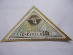 Stamps Venezuela -  Carretera el Dorado  Santa Elena de Uairen - Mapa y Cascada El Cama